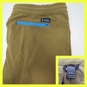 Cotopaxi‎ Subo Tech Pants Men's XXL Olive Green Hiking Travel Stretch Bungee